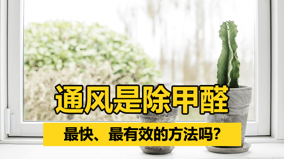 通风是除甲醛最有效、最快的方法吗？