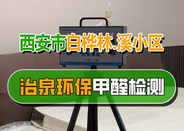 治泉环保白桦林.溪甲醛检测案例